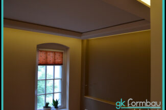 Lichtvoute mit Schattenfuge aus Gipskarton