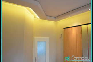 Lichtvoute mit Schattenfuge aus Gipskarton