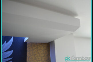 Lichtvoute mit Schattenfuge aus Gipskarton Wand