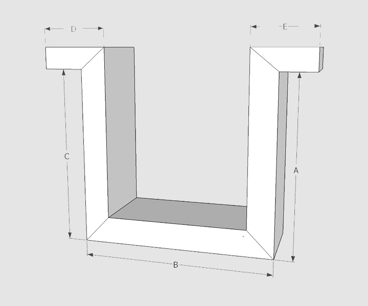 Gipskarton Omega-Profil