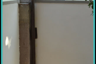 Balkon Pfeiler Verkleidung aus Sto Glasschaumplatten