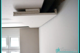 Deckenfries zum Ausgleich einer Altbaudecke