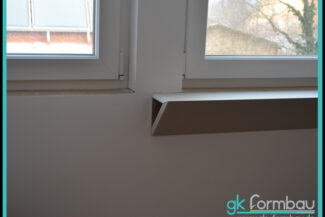 Fensterbrett 2 teilig aus GKB