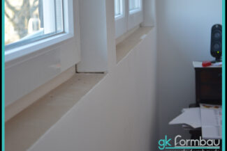 Fensterbrett 2 teilig aus GKB