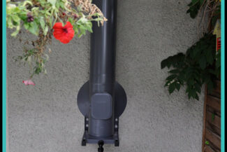 Kaminrohr Verkleidung Kaminrohr auf Terrasse