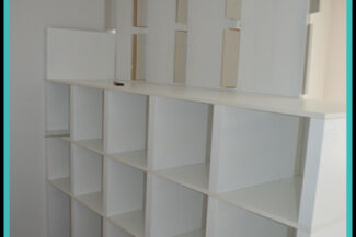 Regalaufbau aus GK Formteilen
