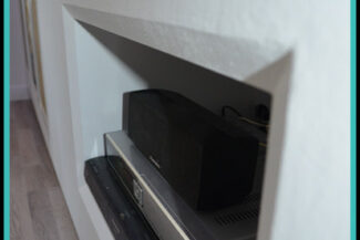 TV Einbaukasten in Trockenbauwand